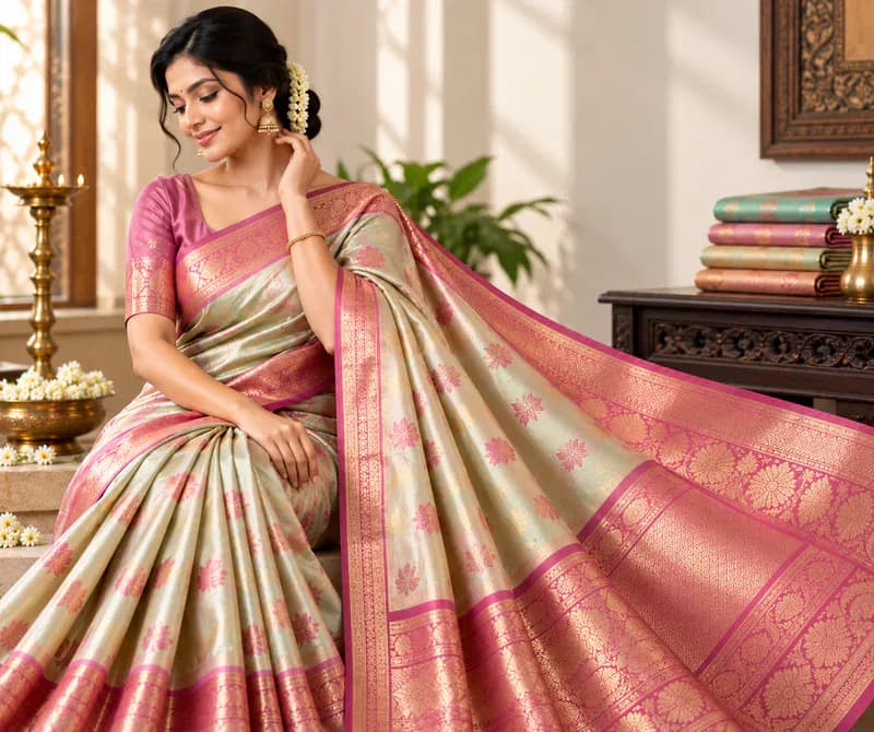 Stripe Zari Sarees